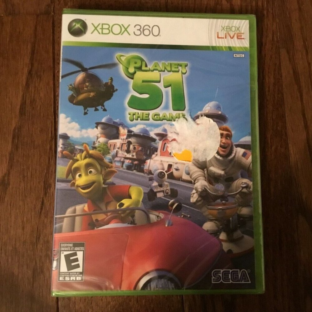 Planet 51: The Game (Microsoft Xbox 360, 2009) Brand New & Sealed